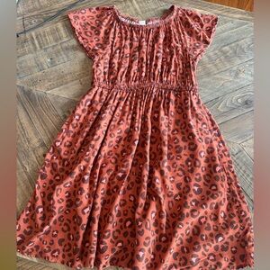 Cat & Jack Orange Leopard Print Skirt